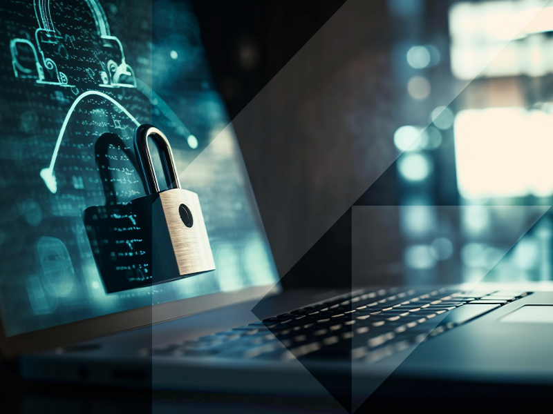 imagen creda con ia del concepto de seguridad digital