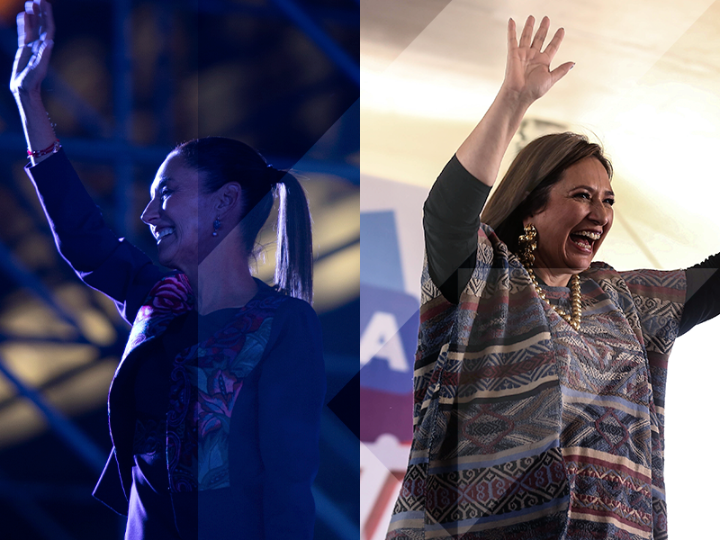 Claudia Sheinbaum y Xóchitl Gálvez