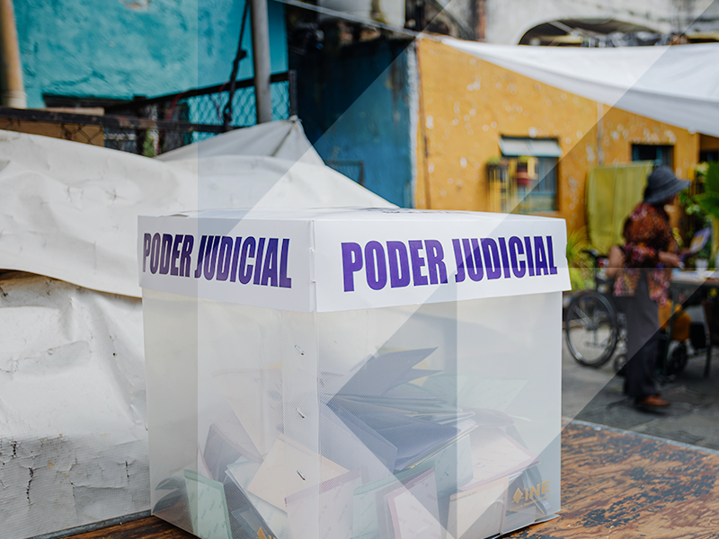 urna de elecciones al poder judicial