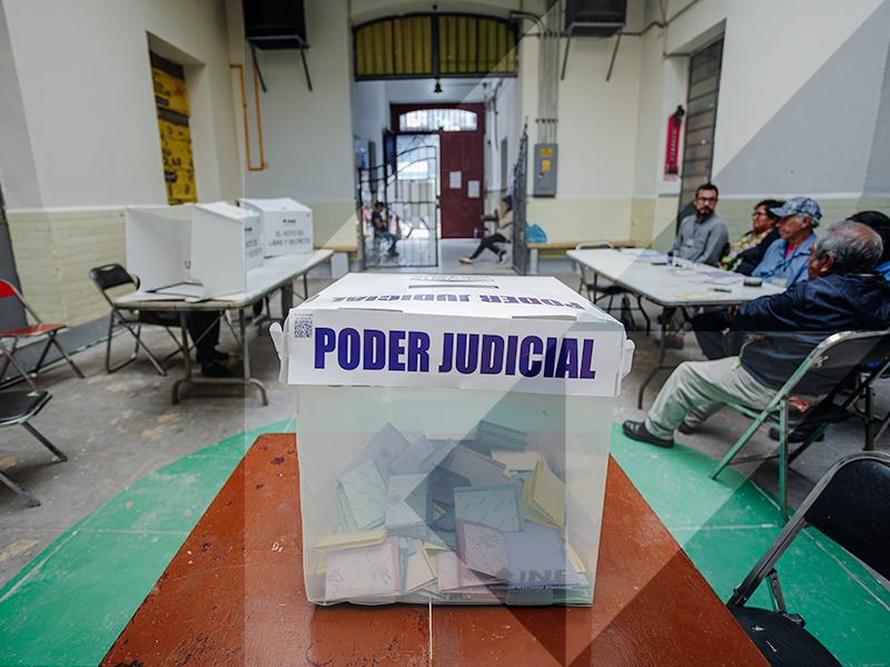urna de elecciones al poder judicial