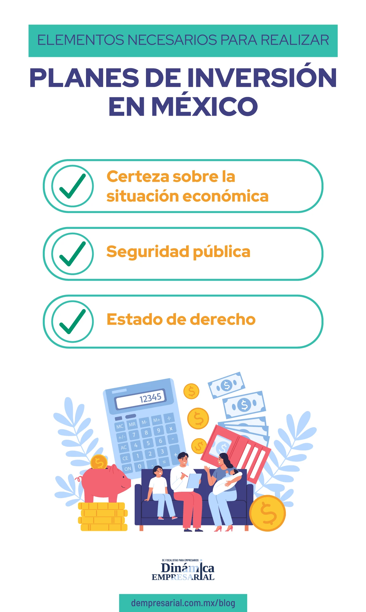 Elementos necesarios para realizar planes de inversión en México