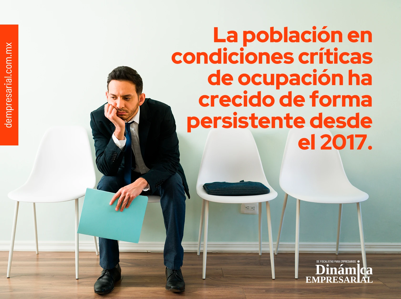 La población en condiciones críticas de ocupación ha crecido de forma persistente desde el 2017.